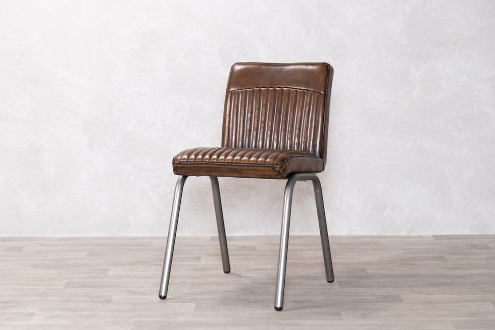 Thumbnail: Mini Vintage Industrial Dining Chairs