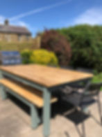 Thumbnail: Rustic Farmhouse Patio Table (+ Bench Options)