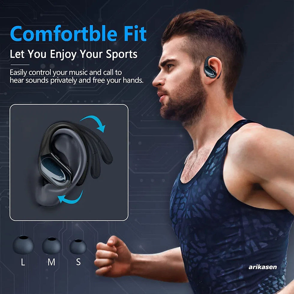 Thumbnail: Wireless Bluetooth 5.3 Sport Earbuds