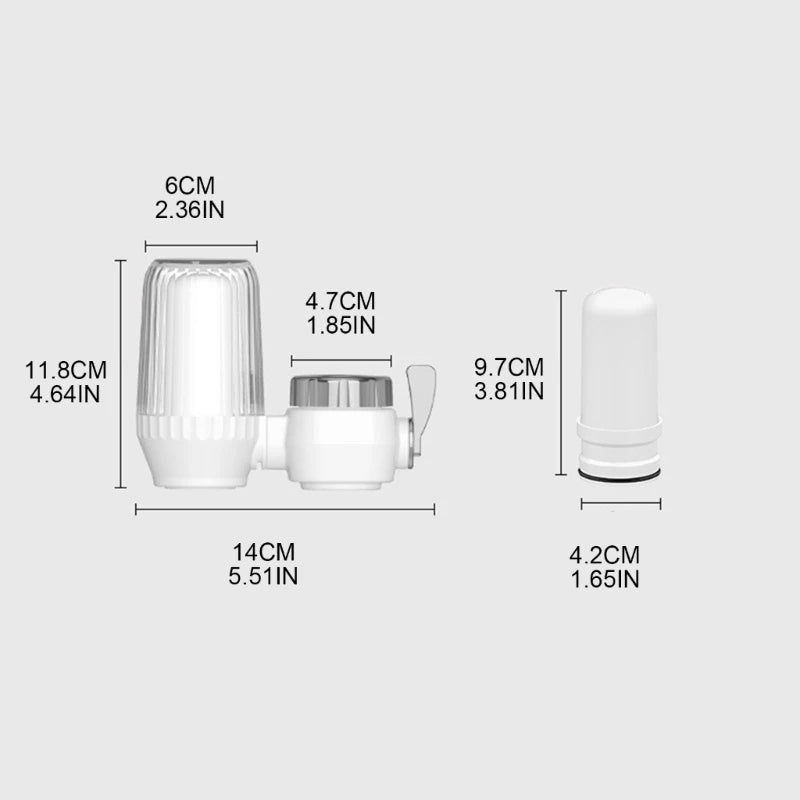 Thumbnail: Small Faucet Tap Water Purifier with Physical Filtering