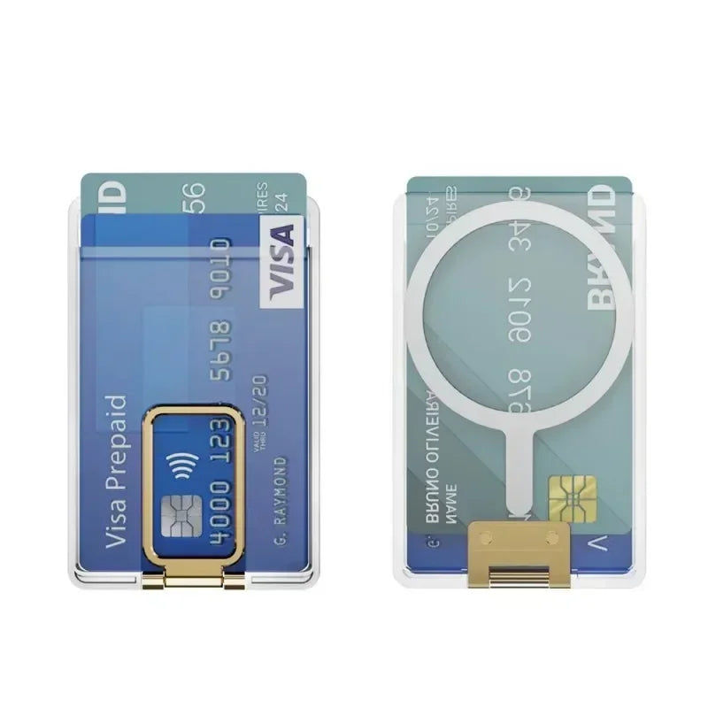 Thumbnail: Clear Magnetic Card Holder for Magsafe