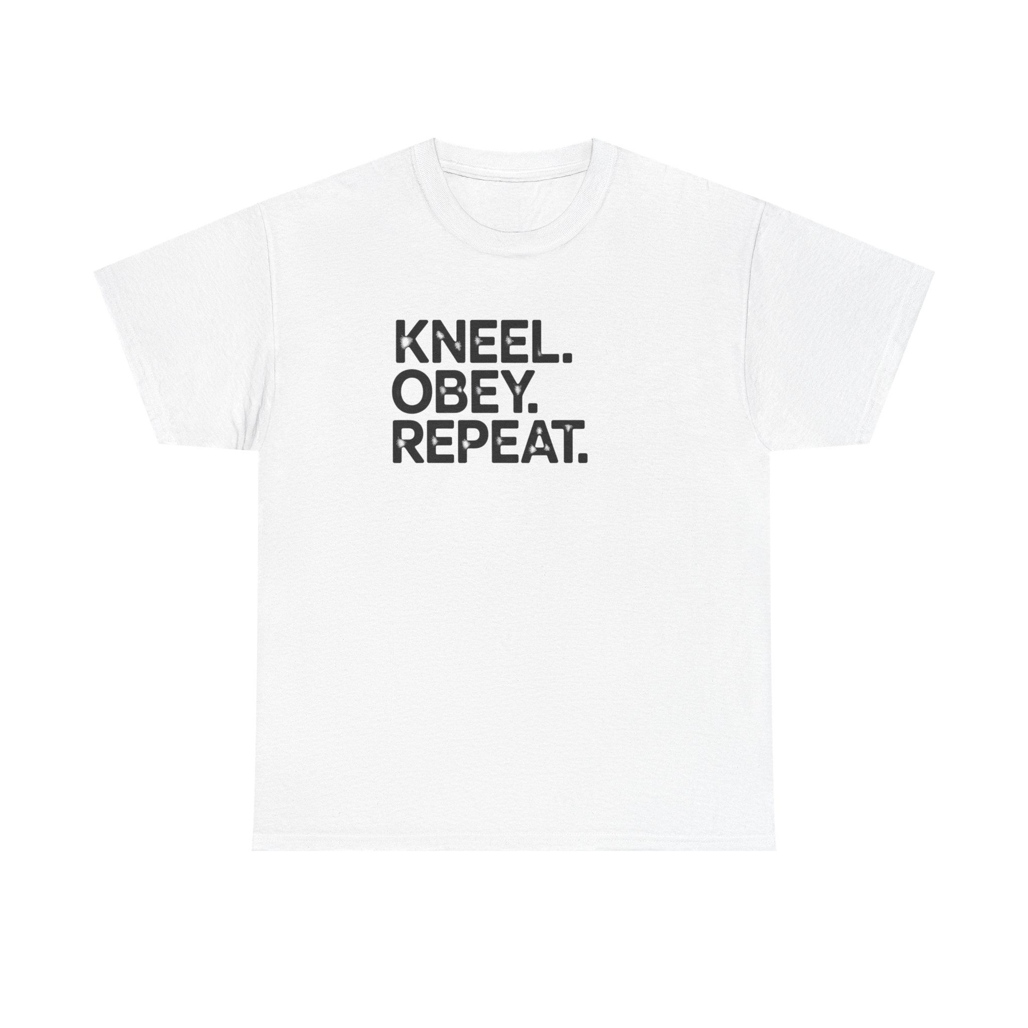 Kneel Obey Repeat Unisex Heavy Cotton Tee
