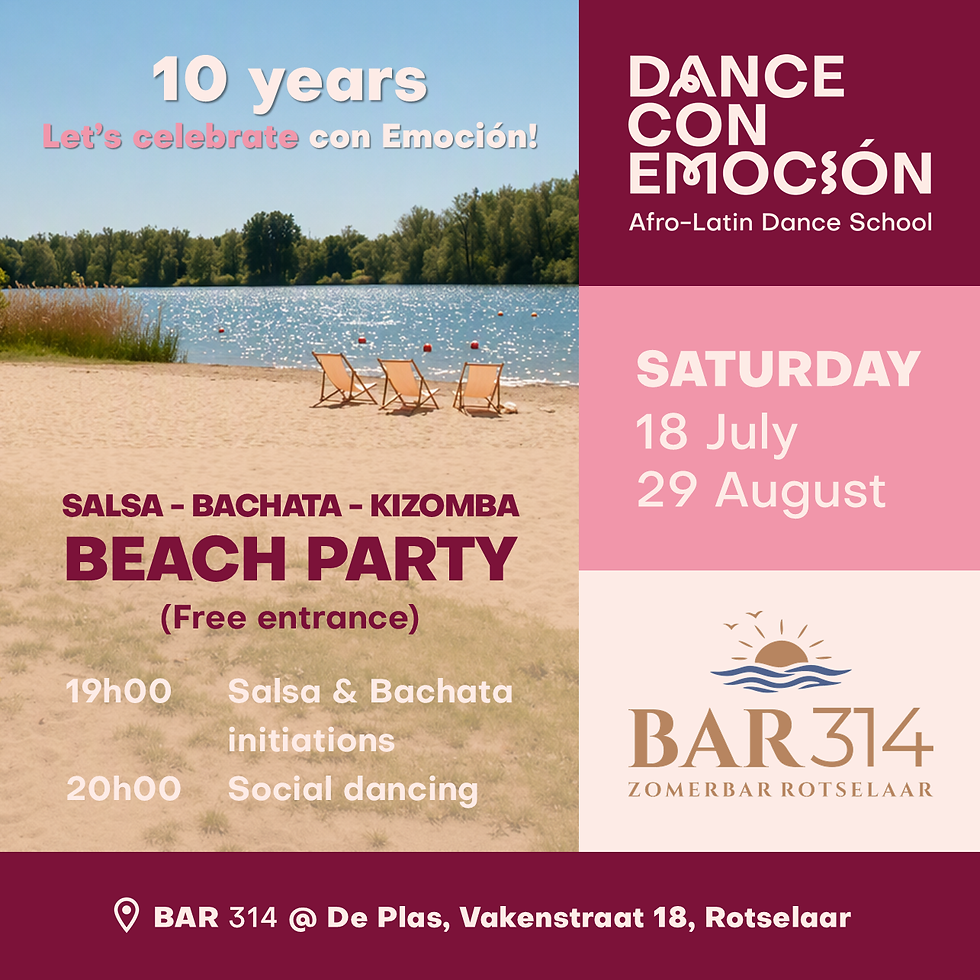 10 years con Emoción: Beach Party