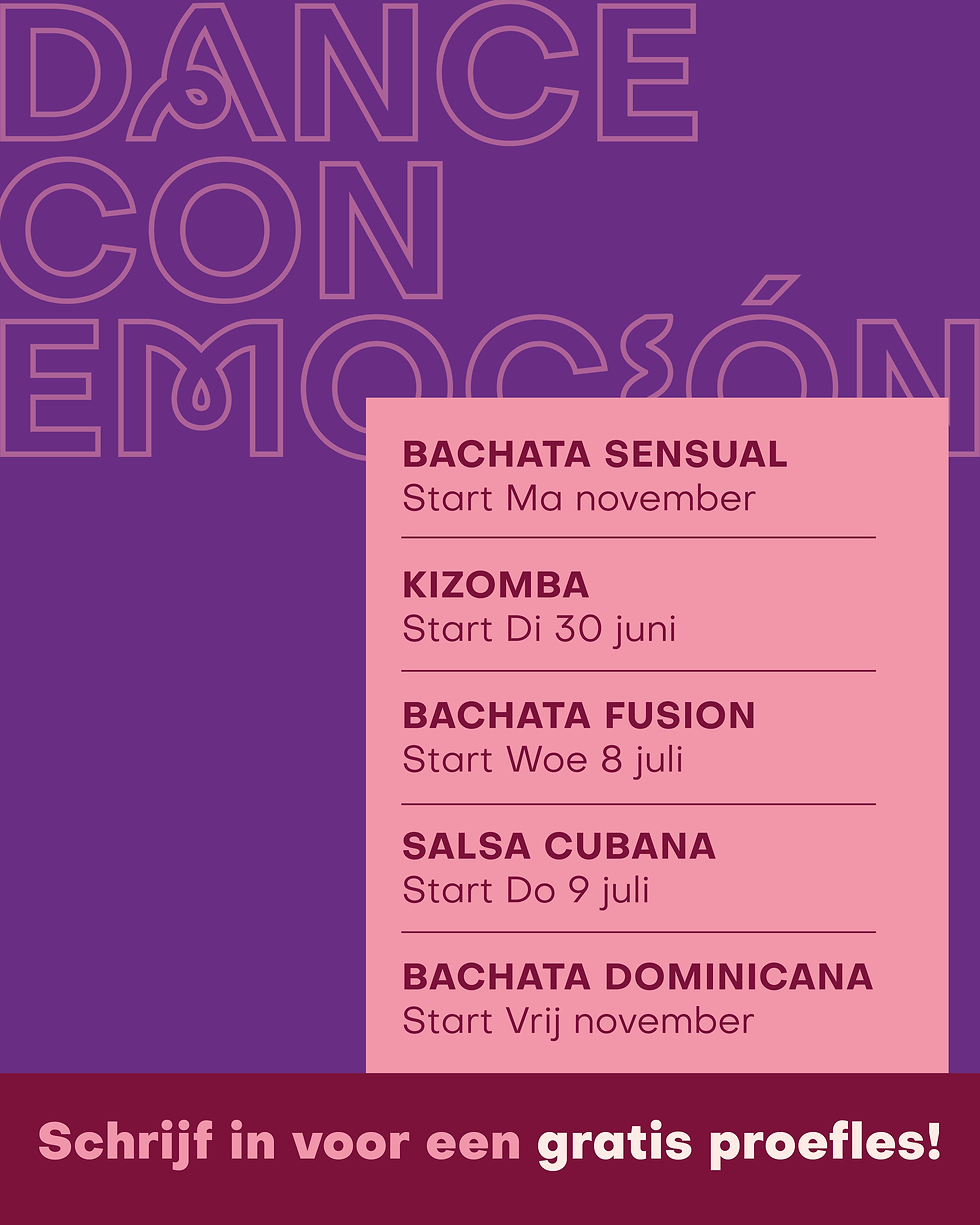 Salsa, Bachata & Kizomba classes