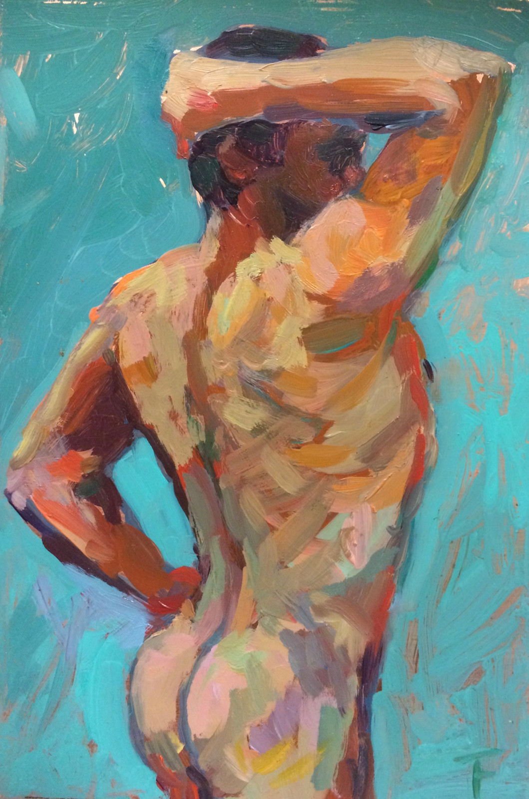 Nude Study from John Singer Sargent Drawing