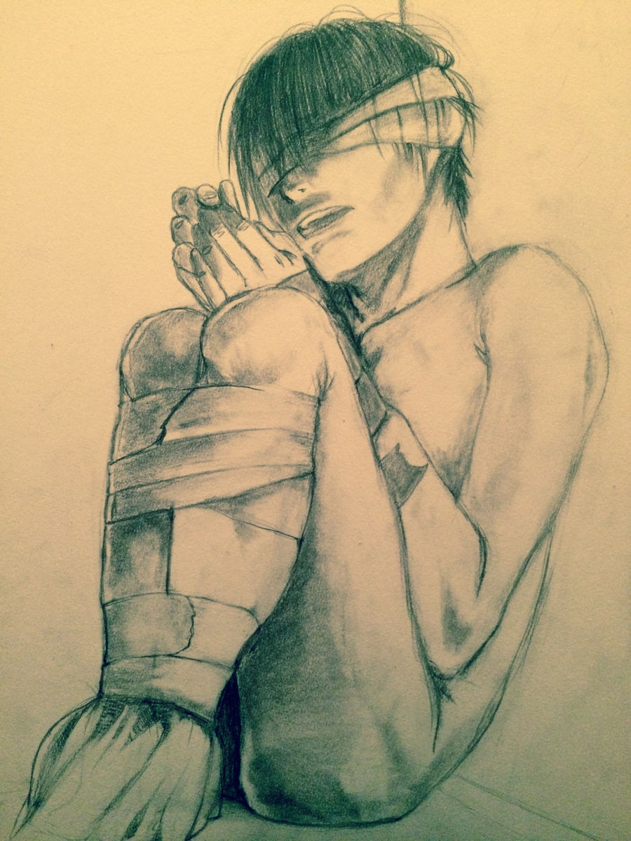 鉛筆画