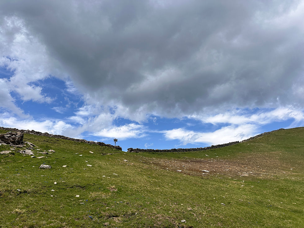 GTA Süd Alpe Toglie - Lago del Laux Etappe 36 Weg