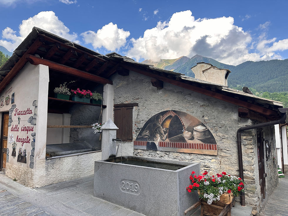 GTA Süd Alpe Toglie - Lago del Laux Etappe 36 Brunnen