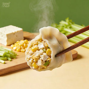 V2.TOFU(TOFU AU MAÏS ET CÉLERI) TOFU(TOFU WITH CORN AND CELERY)