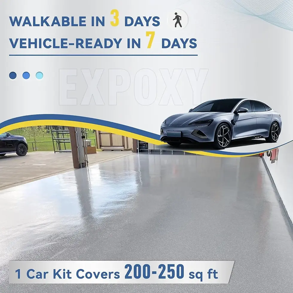 Thumbnail: Dwil Garage Floor Epoxy Kit, Water-Based Garage Floor Paint,