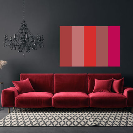 Il Rosso Rubino nell'Arredamento: Una Scelta Appassionante per gli Interni