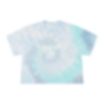 Thumbnail: Tie Dye Crop Tee Namaste Mantra Women's Shirt