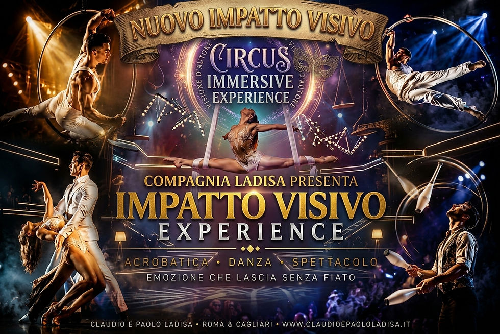 Spettacolo per eventi luxury e cene di gala curato dai coreografi Claudio e Paolo Ladisa