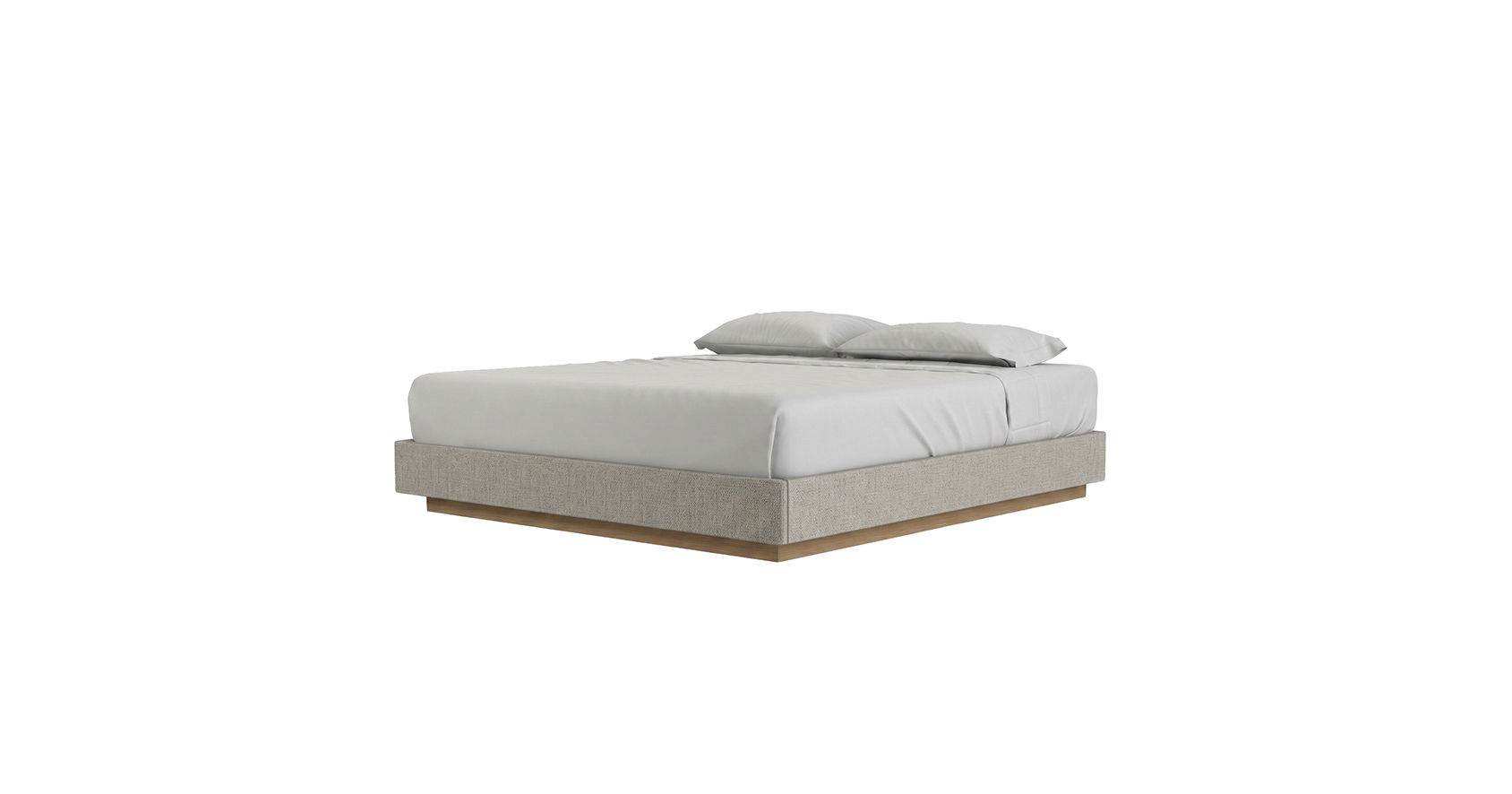 9177 - Upholstered Square Bed Base