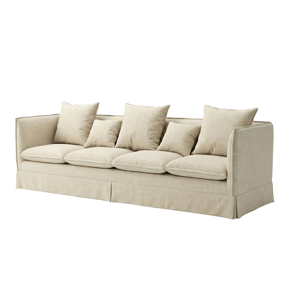 Sofa-Front Angle View-Sand-Samuelson Hospitality Furniture