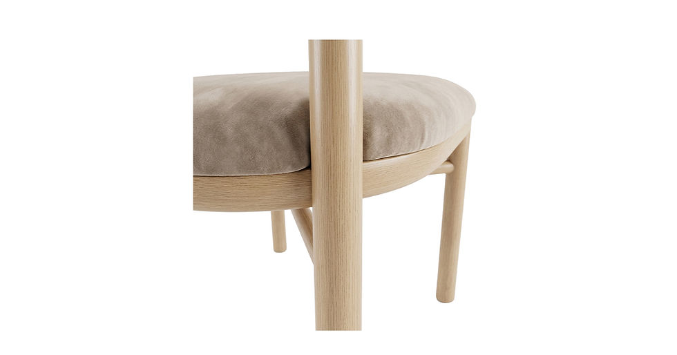 Thumbnail: Occasional Chair- Seat Detail- Sand- Samuelson Hospitality Furniture