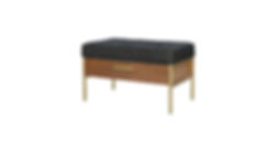 8770 - Upholstered Cushion Bench