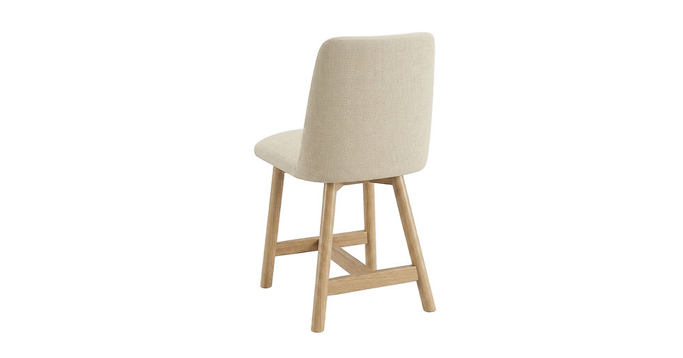 Thumbnail: Counter Stool- Back Angle View- Sand- Samuelson Hospitality Furniture