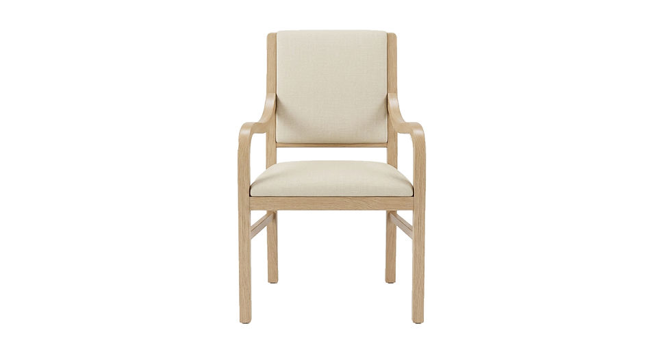 Dining Chair- Front View- Sand- Samuelson Hospitality Furniture