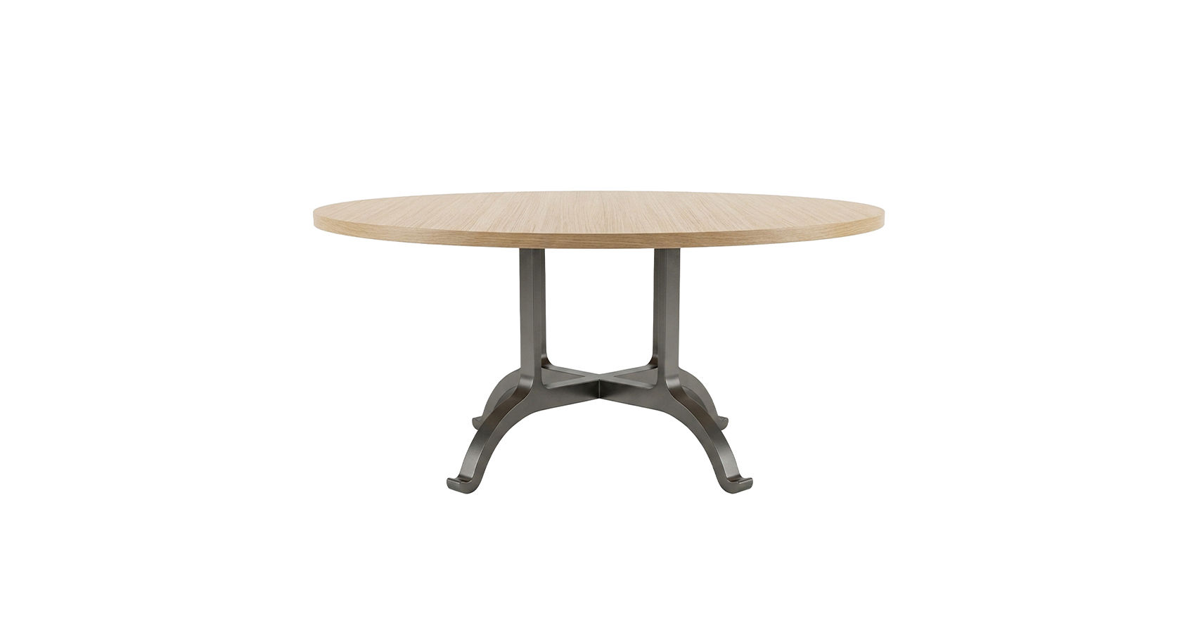 Dining Table- Front Angle View- Sand- Samuelson Hospitality Furniture