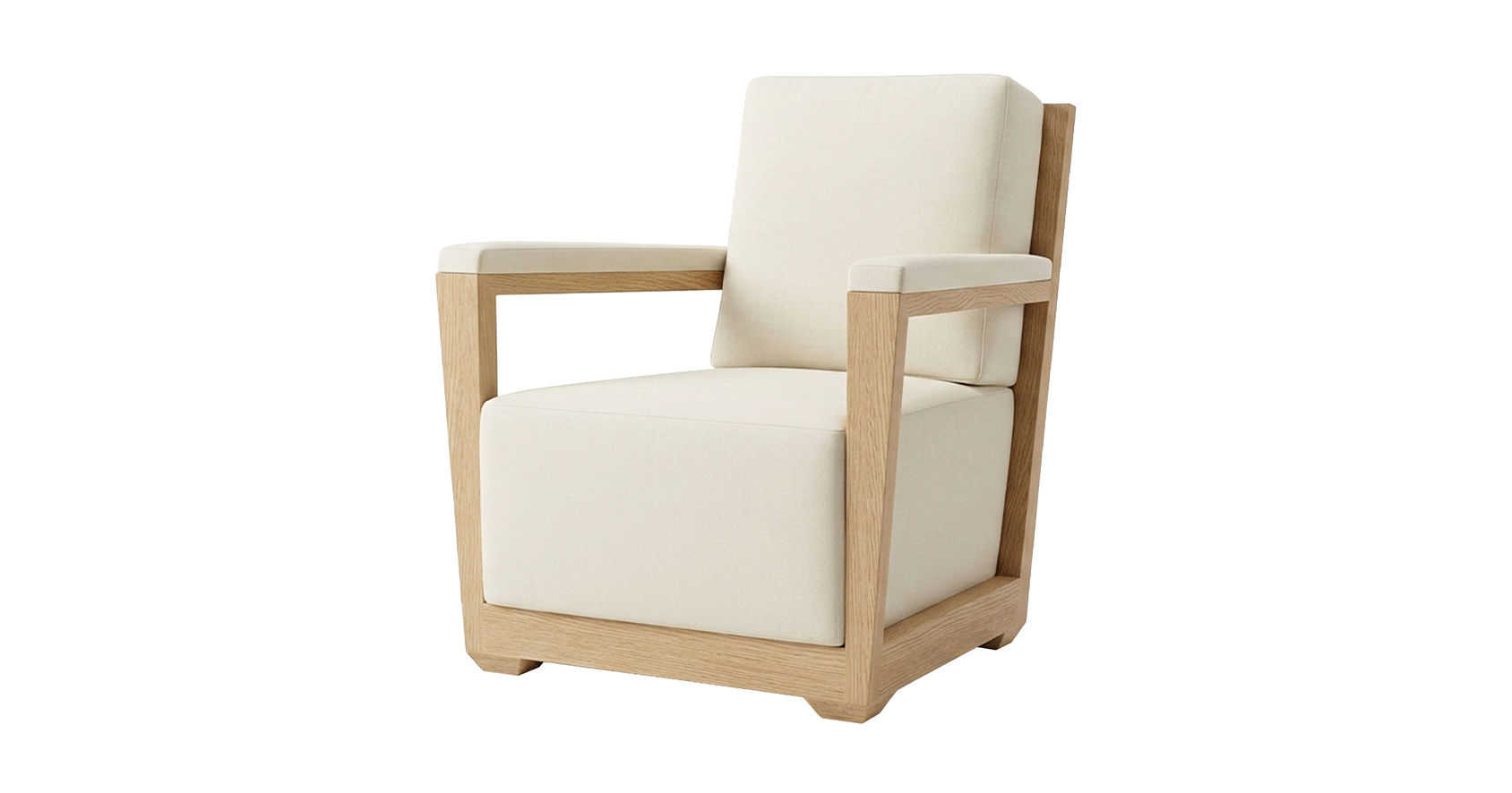 Occasional Chair- Front Angle View- Sand- Samuelson Hospitality Furniture