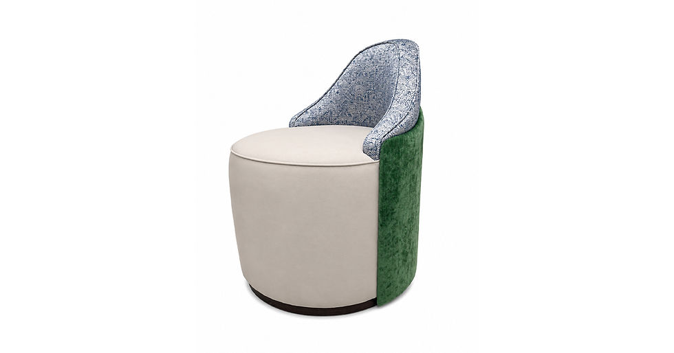 Thumbnail: Accent Chair- Front Angle View- Multi- Samuelson Hospitality Furniture