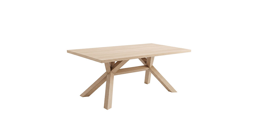 Dining Table- Front Angle View- Sand- Samuelson Hospitality Furniture