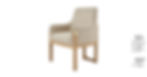 Dining Chair- Front Angle View- Sand- Samuelson Senior Living Furniture