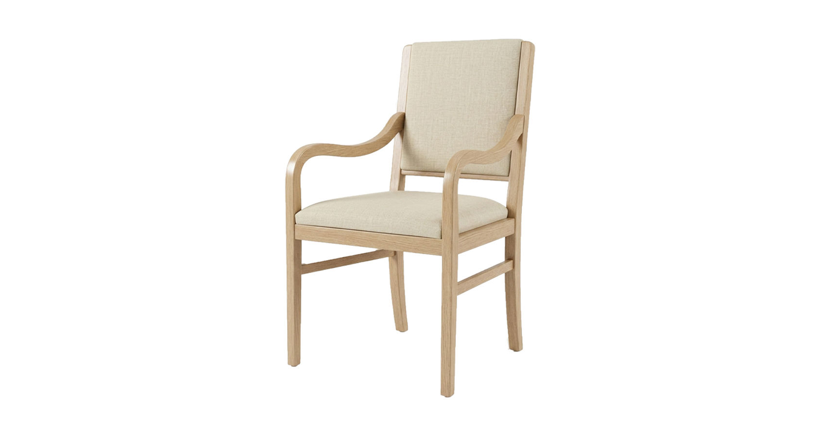Dining Chair- Front Angle View- Sand- Samuelson Hospitality Furniture