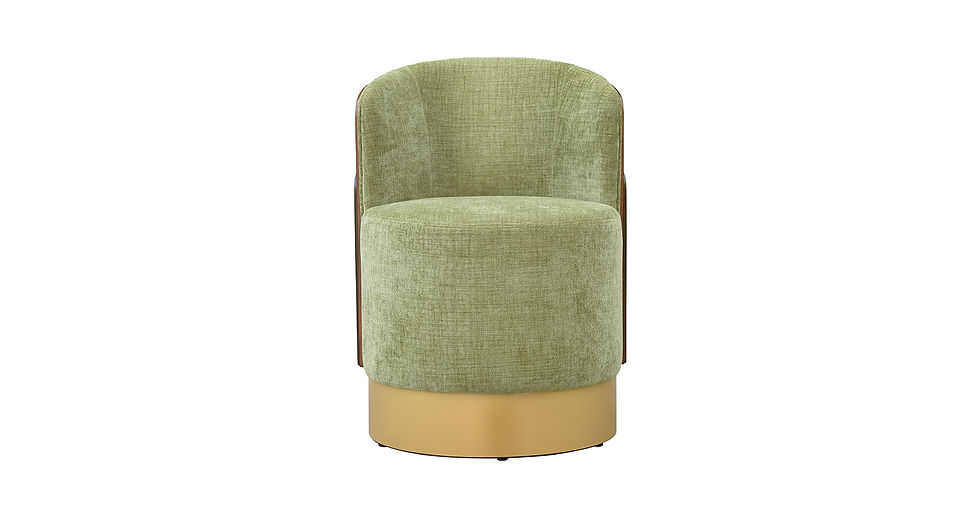 Thumbnail: Accent Chair- Front View- Green- Samuelson Hospitality Furniture