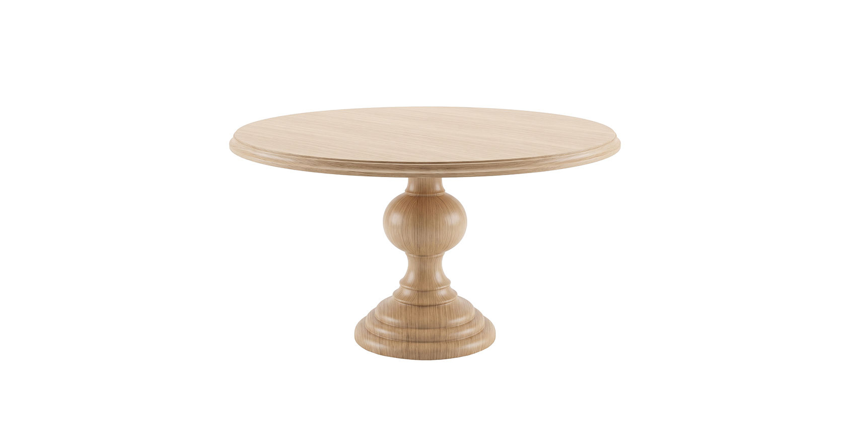 Dining Table- Front Angle View- Sand- Samuelson Senior Living Furniture