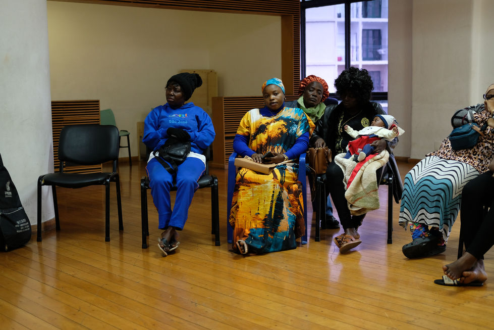 Encontro com Mulheres Imigrantes e Refugiadas
Africanas
