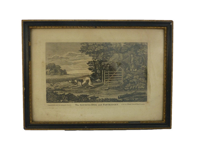 Thumbnail: Four Antique Prints Depicting Hunting Scenes by Carington Bowles