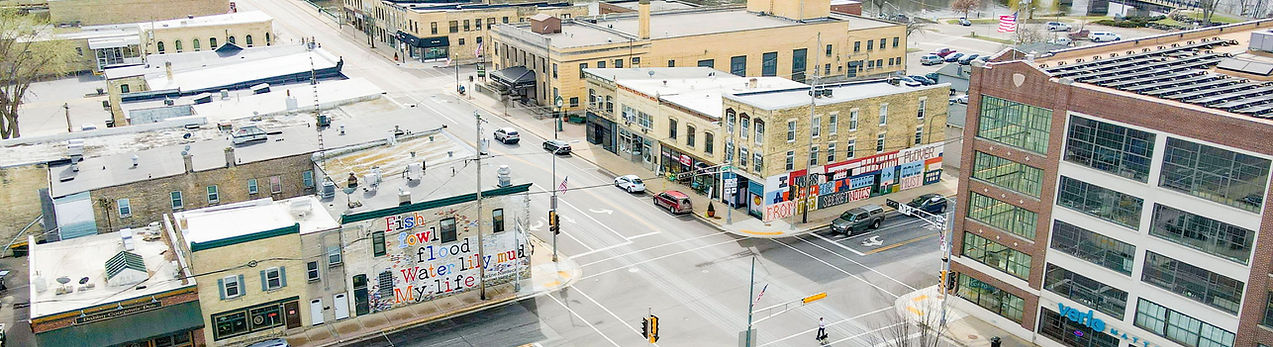 Overview of Main Street, Downtown Fort Atkinson