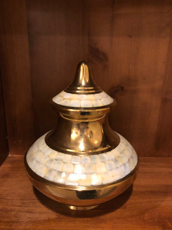 Mother of Pearl Urn