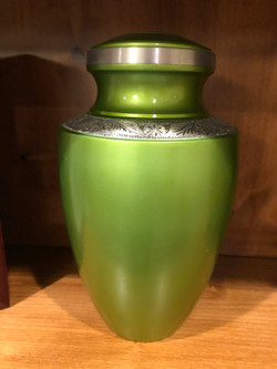Lime Green Urn