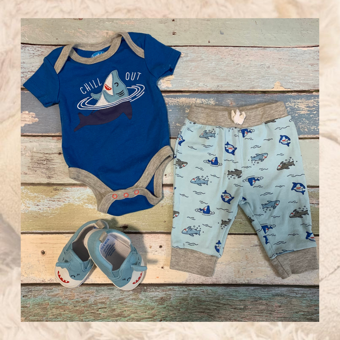 Conjunto + Sapato Shark (PROMOÇÃO) 