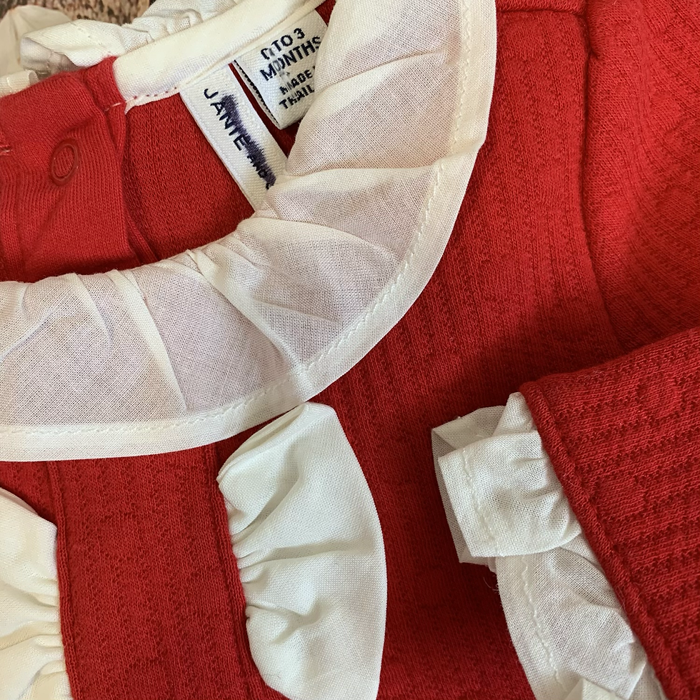 Miniatura: Macacão Red Cable Knit