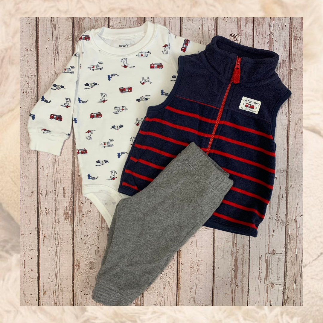 Trio Ambulância Dark Striped 