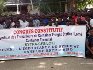 Les Travailleurs du Container Freight Station de Lomé Container Terminal se mettent en syndicat