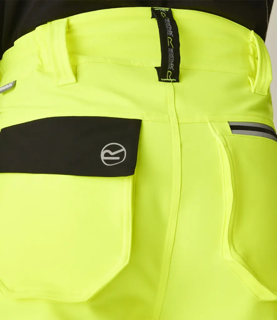 Thumbnail: RG537 Regatta Hi Vis Infiltrate Stretch Hols Trousers  *MULTIBUY AVAILABLE