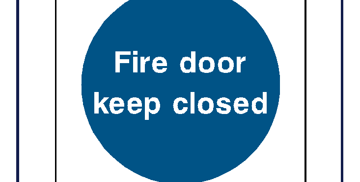 Fire door keep closed sign | TADSIGNS