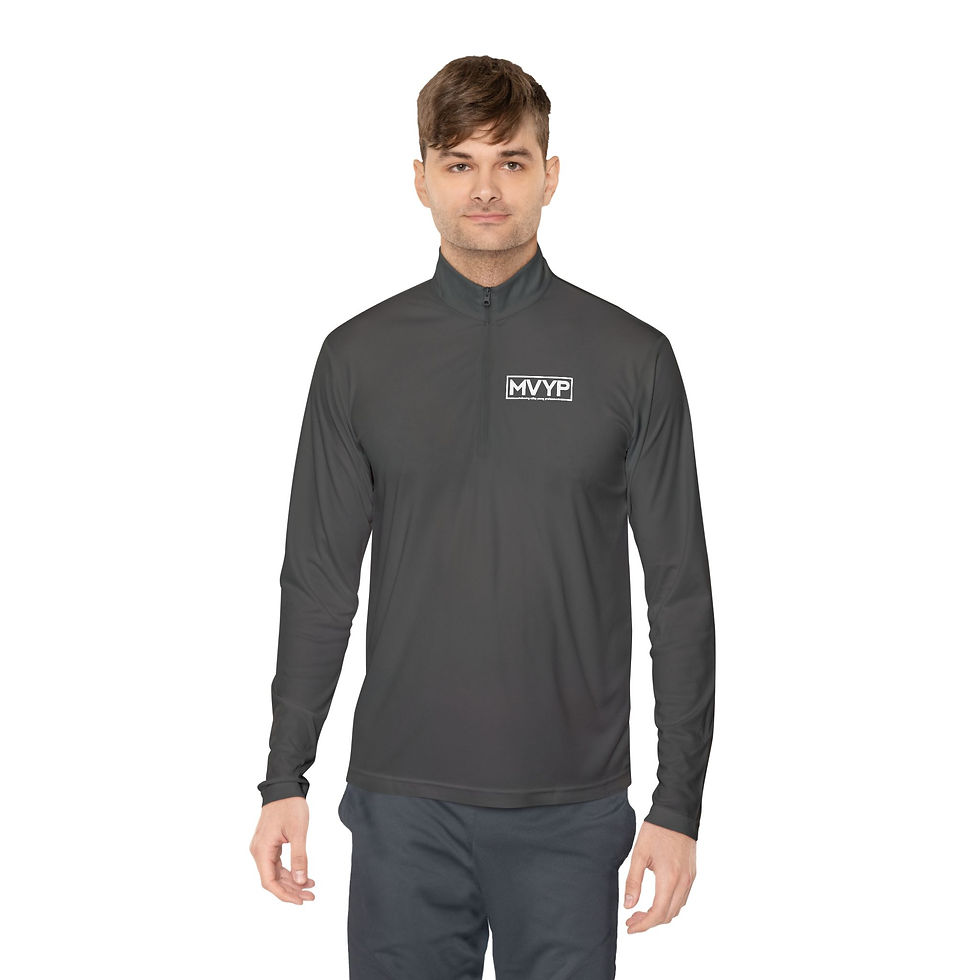 Thumbnail: Casual Unisex Quarter-Zip Pullover with MYVP Logo