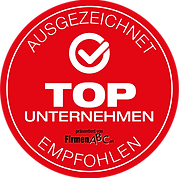 ausgezeichnet und empfohlen als Top-Unternehmen von FirmenABC