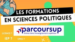 Les formations parcoursup en sciences politiques