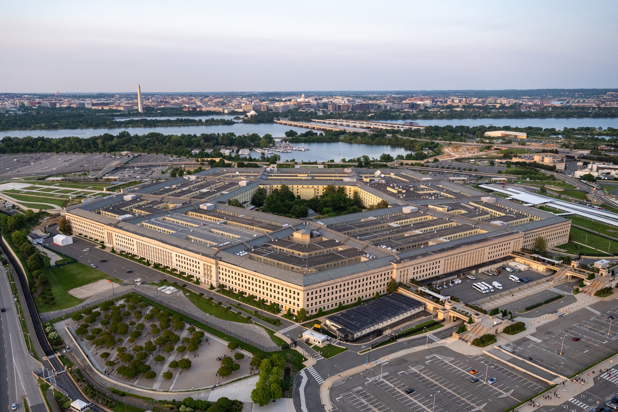 Aerial view of the Pentagon, official U.S. Air Force photo