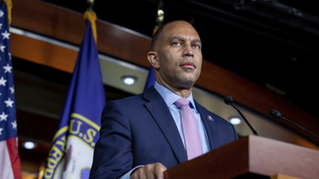 Jeffries could replace Pelosi. Will ANYONE question his election denial?