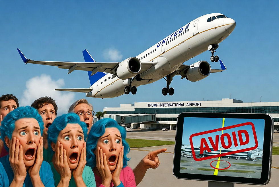 Jesus, Take the Wheel: United Will Reroute You Away From Trump's Name