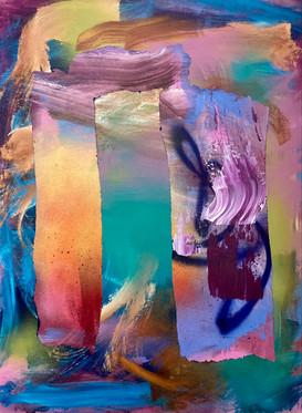 40"X30" acrylic paint and spray paint on wood panel
2022