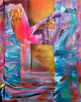 60"X48" acrylic paint and spray paint on wood panel
2022